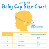 Jan N Jul Sun Soft UV Baby Caps - Pink Daisy