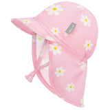Jan N Jul Sun Soft UV Baby Caps - Pink Daisy