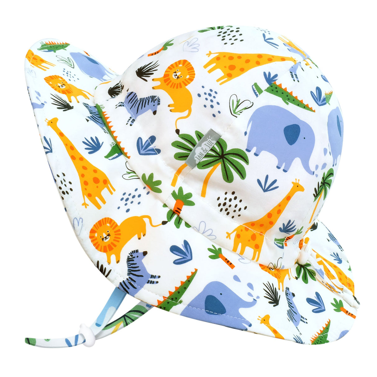 Jan N Jul Kids Cotton Floppy Hats - Safari