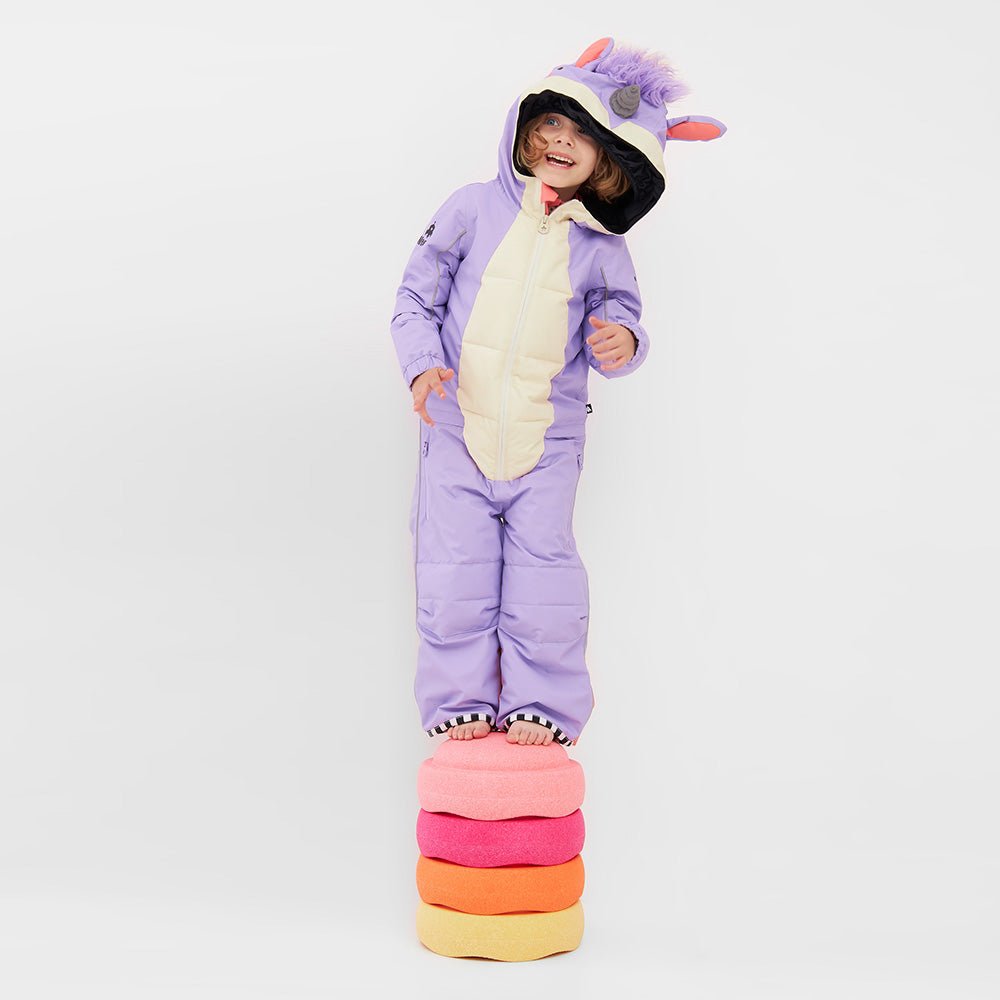 Weedo UNIDO Lila Unicorn Snowsuit - Princess and the Pea Boutique