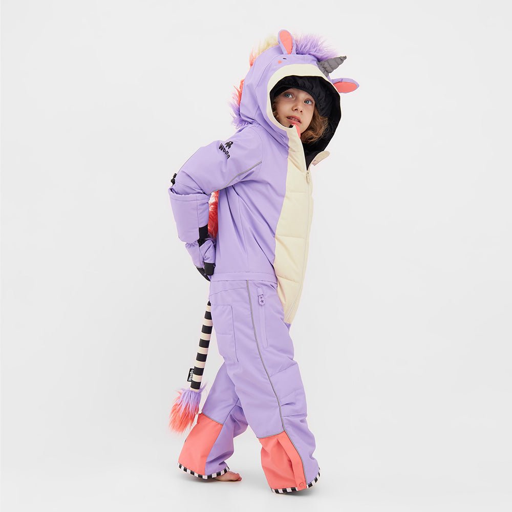 Weedo UNIDO Lila Unicorn Snowsuit - Princess and the Pea Boutique