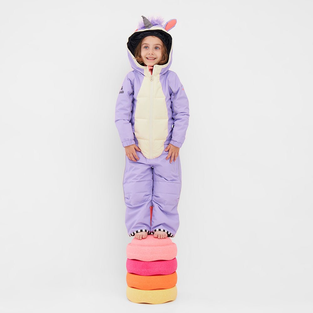 Weedo UNIDO Lila Unicorn Snowsuit - Princess and the Pea Boutique