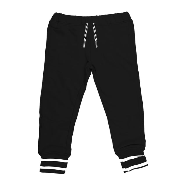 Whistle and Flute BEST Bamboo Drawstring Cuffed Joggers - Black - Princess and the Pea Boutique