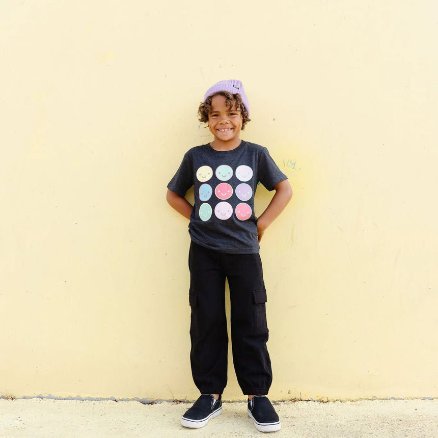 Whistle and Flute Cargo Joggers - Black - Princess and the Pea Boutique