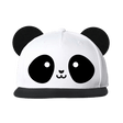 Whistle and Flute Kawaii Panda Flat Brim Cap With Ears - Princess and the Pea Boutique