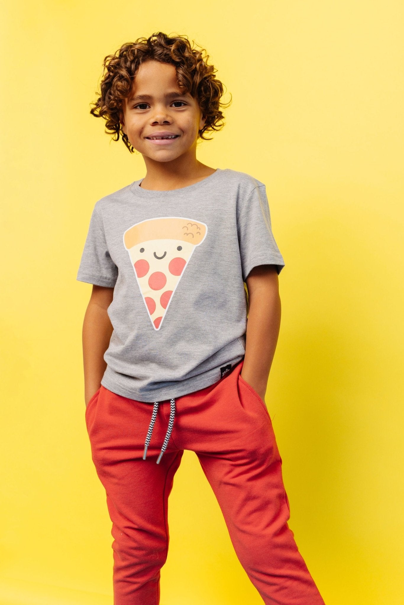 Whistle and Flute Kawaii Pizza T-Shirt - Princess and the Pea Boutique