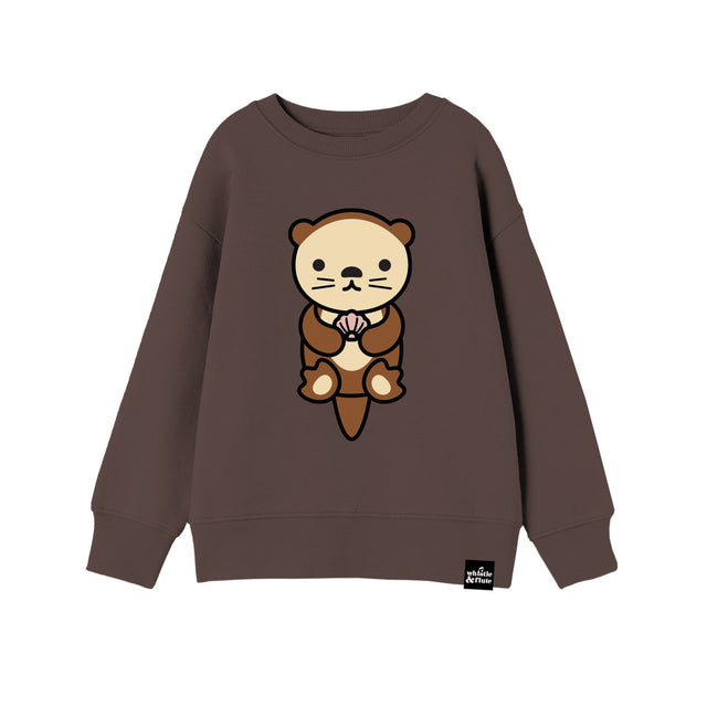 Whistle and Flute Kawaii Sea Otter Sweatshirt - Princess and the Pea Boutique