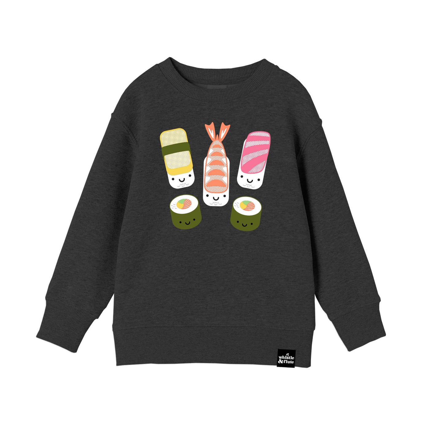 Whistle and Flute Kawaii Sushi Sweatshirt - Princess and the Pea Boutique