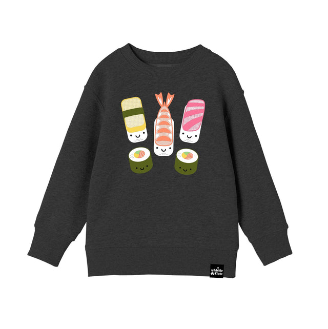 Whistle and Flute Kawaii Sushi Sweatshirt - Princess and the Pea Boutique