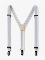 White striped suspenders, child - Princess and the Pea Boutique