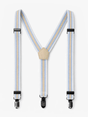 White striped suspenders, child - Princess and the Pea Boutique