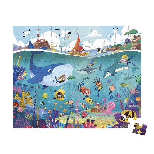 Janod Puzzle PZ100: The Seabed