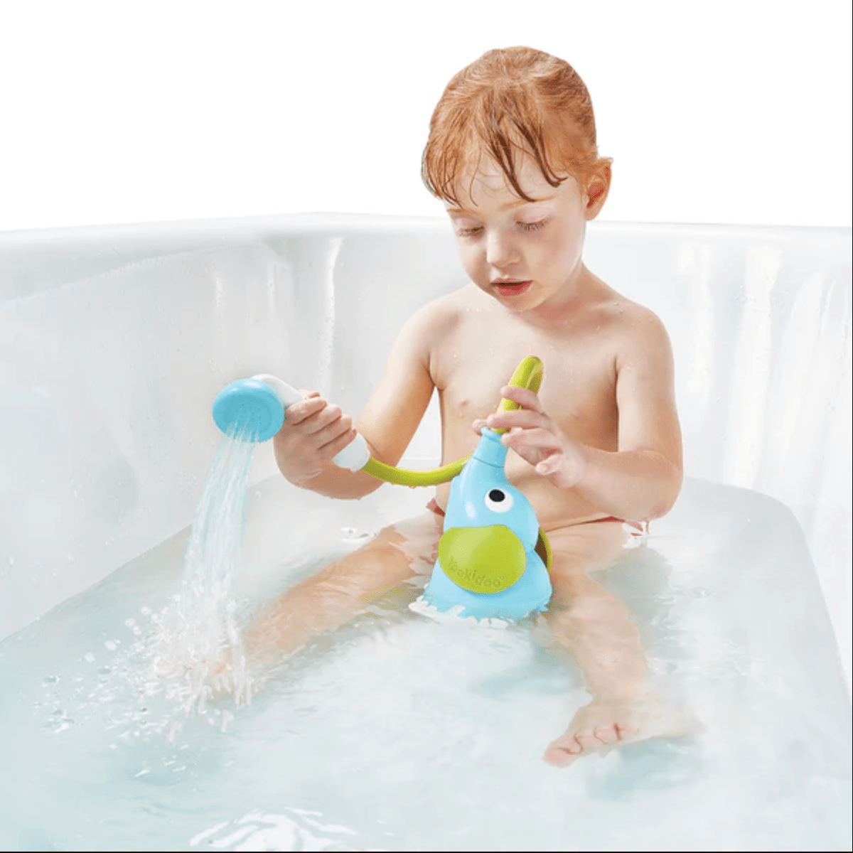 Yookidoo Elephant Baby Shower Head - Blue - Princess and the Pea Boutique