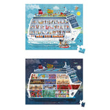 100 & 200 pc - 2 Puzzles - Cruise Ship - Princess and the Pea