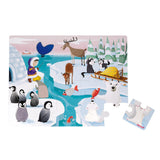 20 pc - Tactile Puzzle - Life On Ice - Princess and the Pea