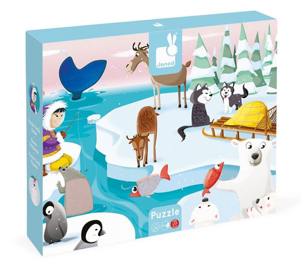 20 pc - Tactile Puzzle - Life On Ice - Princess and the Pea