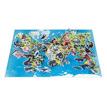 200 pc - 3D Educational Puzzle - Endangered Animals (Retired) - Princess and the Pea