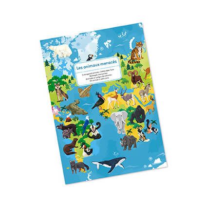 200 pc - 3D Educational Puzzle - Endangered Animals (Retired) - Princess and the Pea
