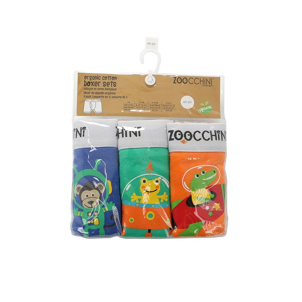 3 Piece Organic Boxers Set - Space Force (Boy) - Princess and the Pea