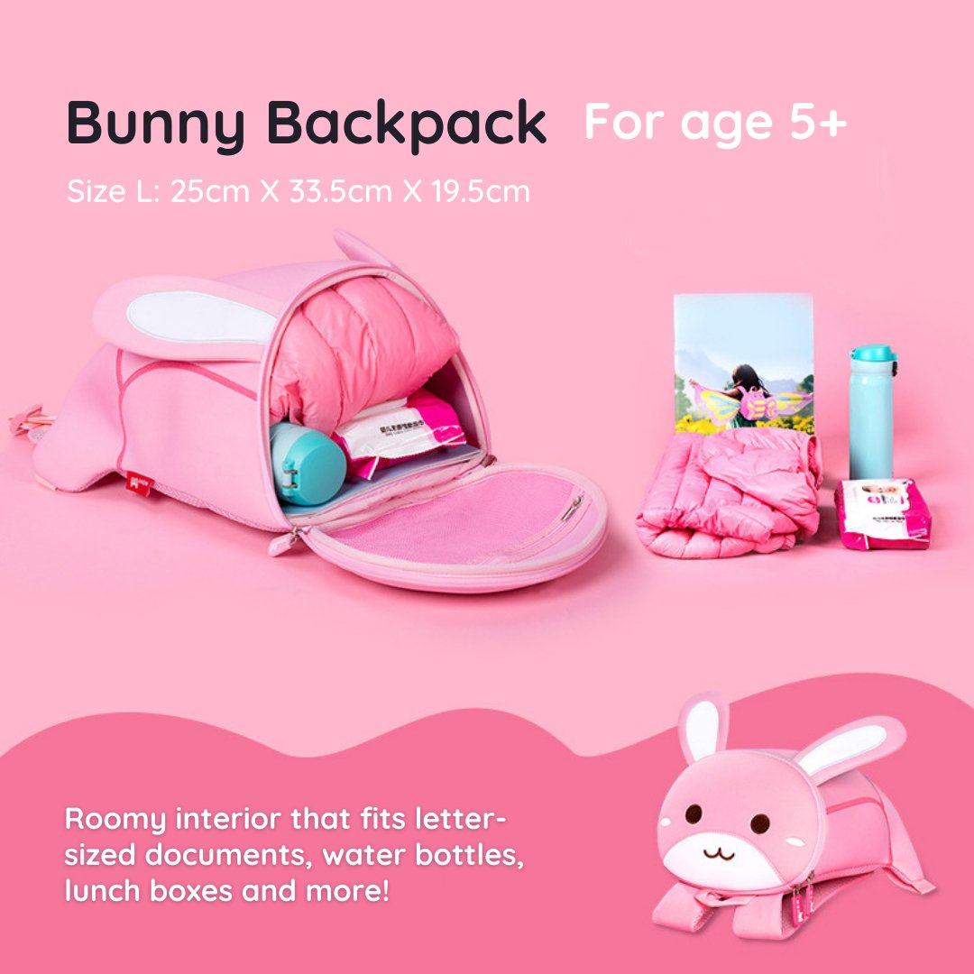 3D Little Creature Backpack - Bunny in L - Princess and the Pea