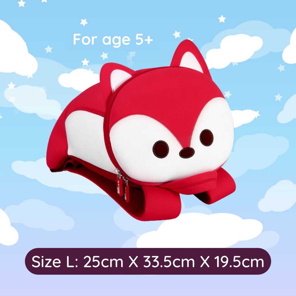 3D Little Creature Backpack - Fox in L - Princess and the Pea