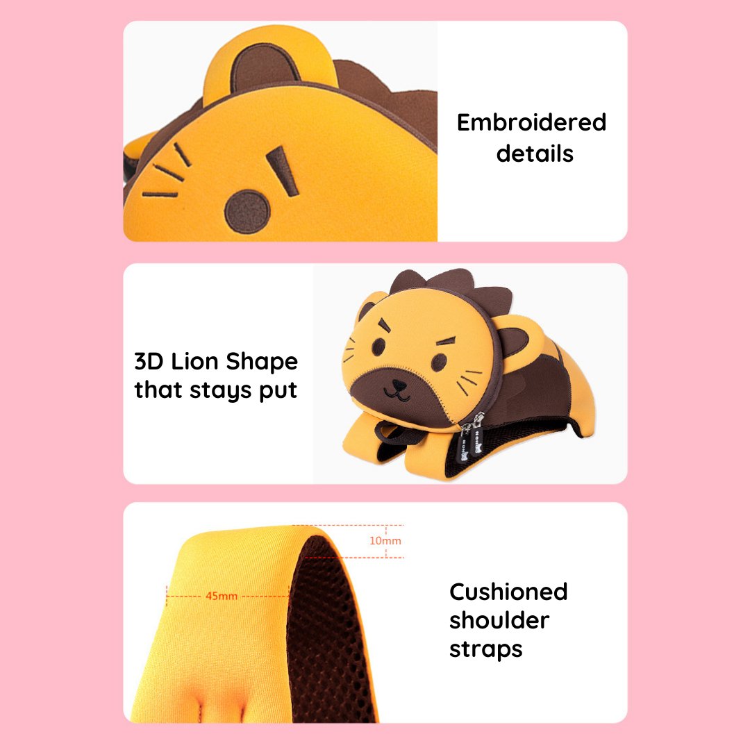 3D Little Creature Backpack - Lion - Princess and the Pea