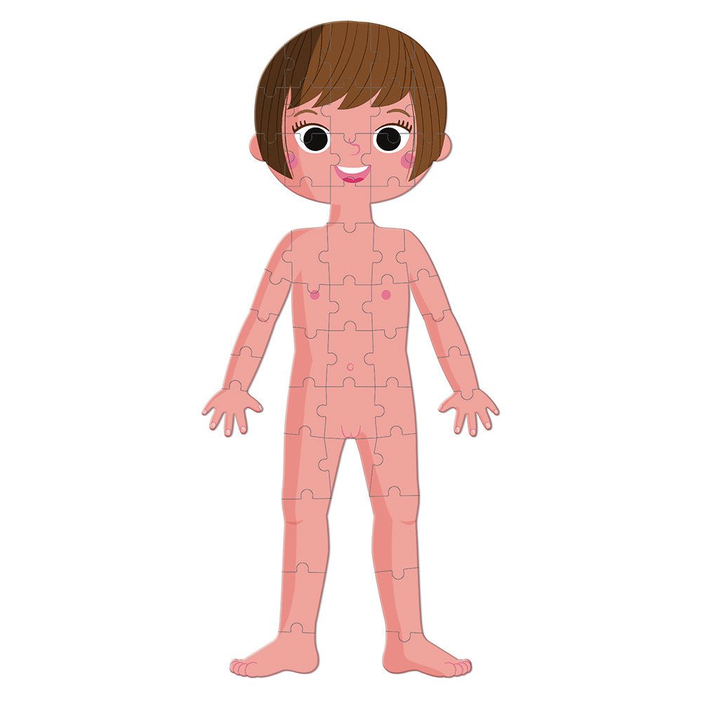 4 in 1 Educational Puzzle - Human Body - Princess and the Pea