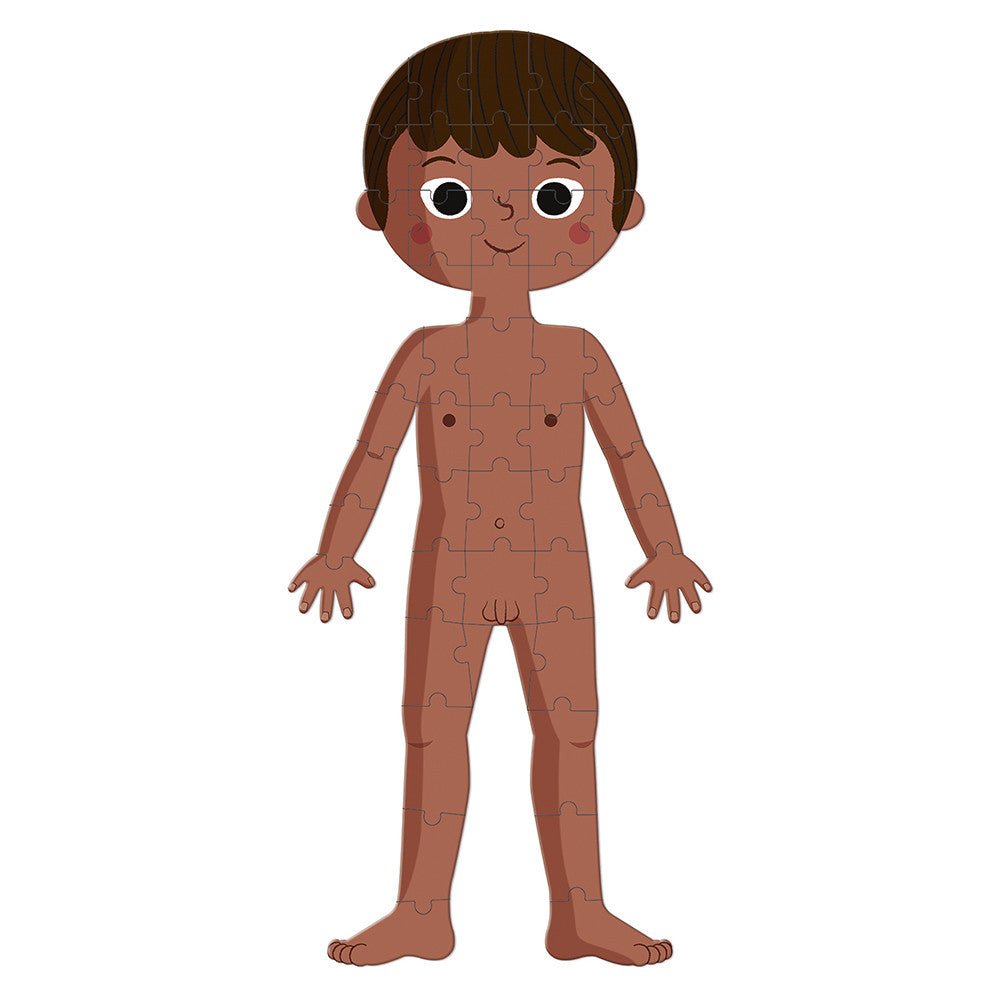 4 in 1 Educational Puzzle - Human Body - Princess and the Pea