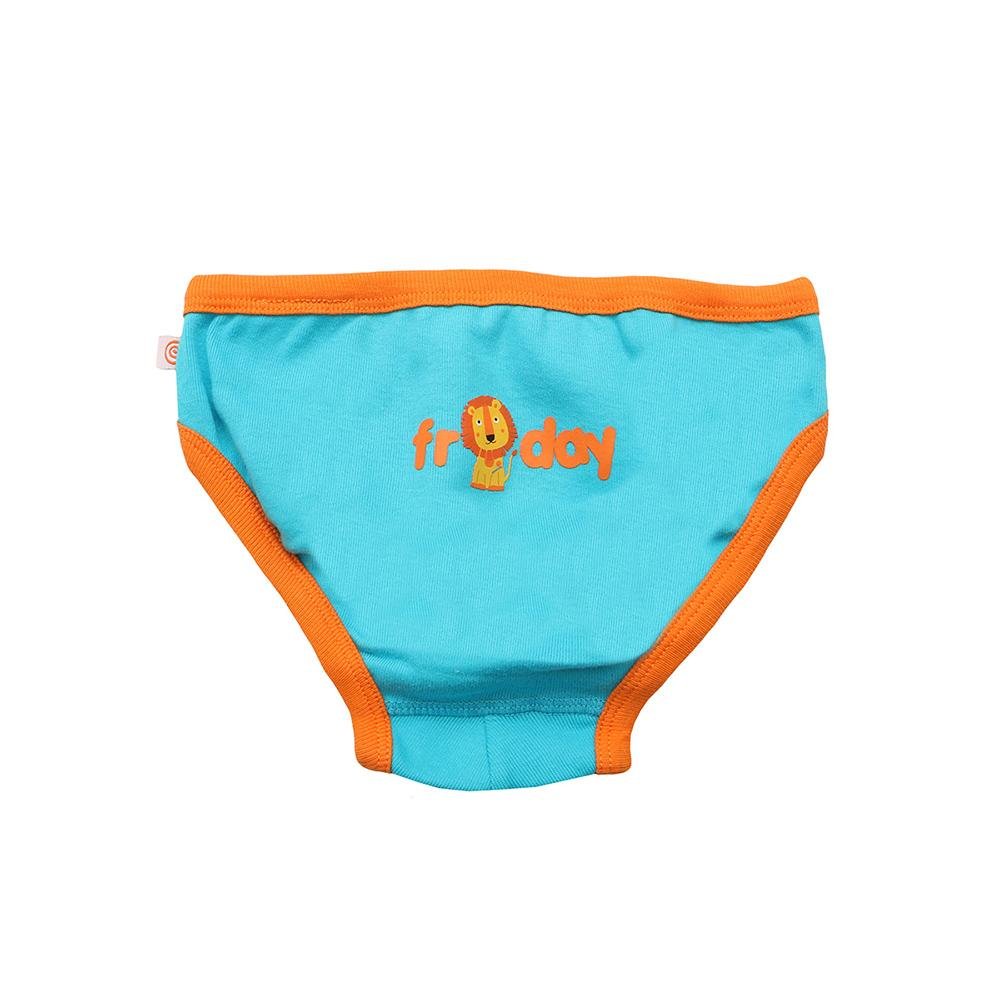 7 Piece Everyday Organic Briefs Set - Days of the Week (Boy) - Princess and the Pea