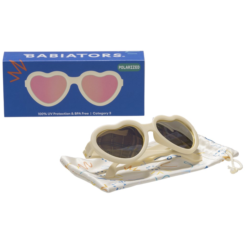 Babiators Polarized - Heart - Sweet Cream - Princess and the Pea