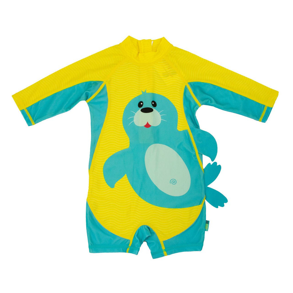 Baby/Toddler UPF 50+ One-Piece Surf Suit - Sydney the Seal - Princess and the Pea