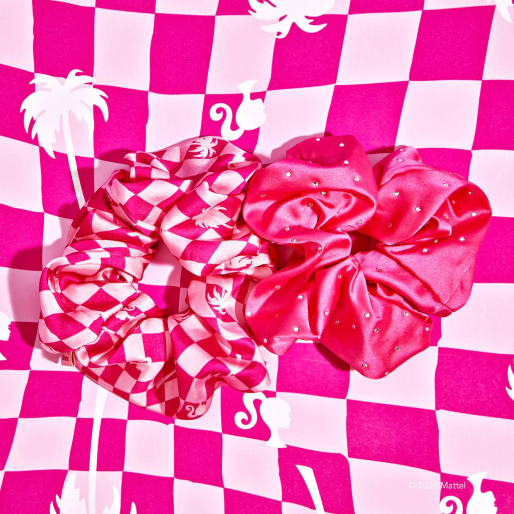 Barbie x kitsch Satin Brunch Scrunchies 2pc Set - Princess and the Pea