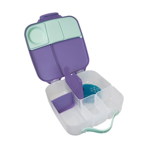 B.BOX Lunch Box With Ice Pack - Lilac Pop - Princess and the Pea
