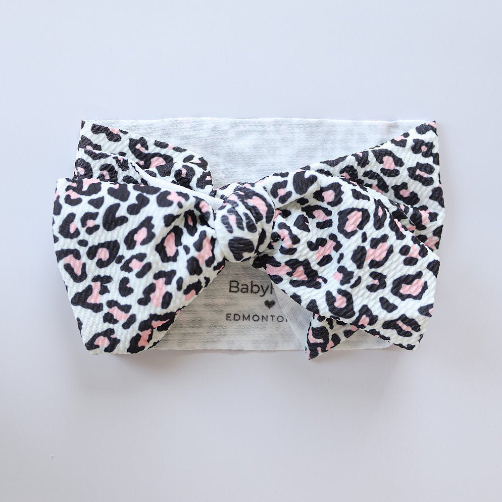 Big Bow Headband - Patterned - Princess and the Pea