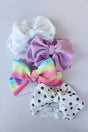 Big Bow Headband - Patterned - Princess and the Pea