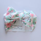 Big Bow Headband - Patterned - Princess and the Pea