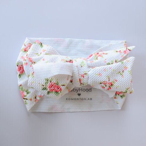 Big Bow Headband - Patterned - Princess and the Pea