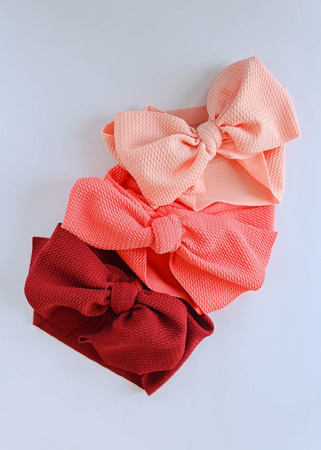 Big Bow Headband - Solid Colours - Princess and the Pea