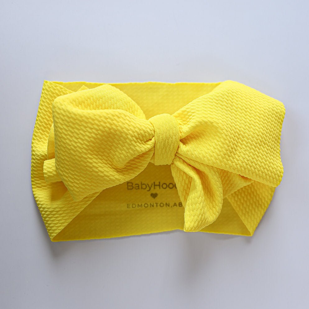 Big Bow Headband - Solid Colours - Princess and the Pea