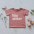 Big Sister Kids Tee - Mauve - Princess and the Pea