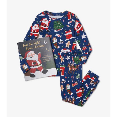 Books to bed - Navy Twas The Night Before Christmas Book and Pajama Set - Princess and the Pea