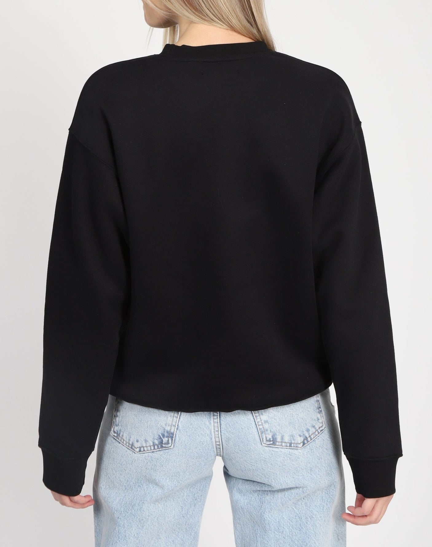 BRUNETTE The Label "MOM" Classic Crew Neck Sweatshirt | Black - Princess and the Pea