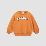 BUBBLY Chenille Print on Sunrise Girls' Sweatshirt - Princess and the Pea