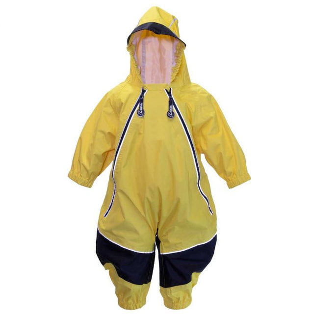 Calikids 2 Zipper Mid Season Shell Rain Suit - Yellow - Princess and the Pea