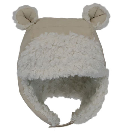 Calikids Bear Puffer Hat - Cream - Princess and the Pea