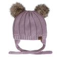 Calikids Cotton Knit PomPom Hat - Lavender - Princess and the Pea