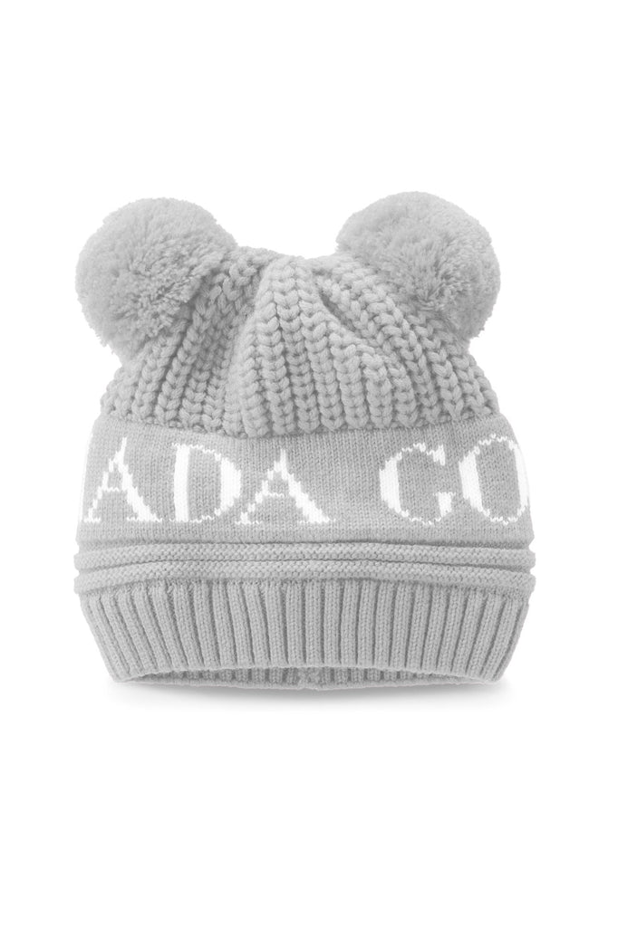 Canada Goose Baby Double Pom Hat - Ice Fog - Princess and the Pea