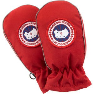 Canada Goose Baby Fundy Mitts - Red - Princess and the Pea
