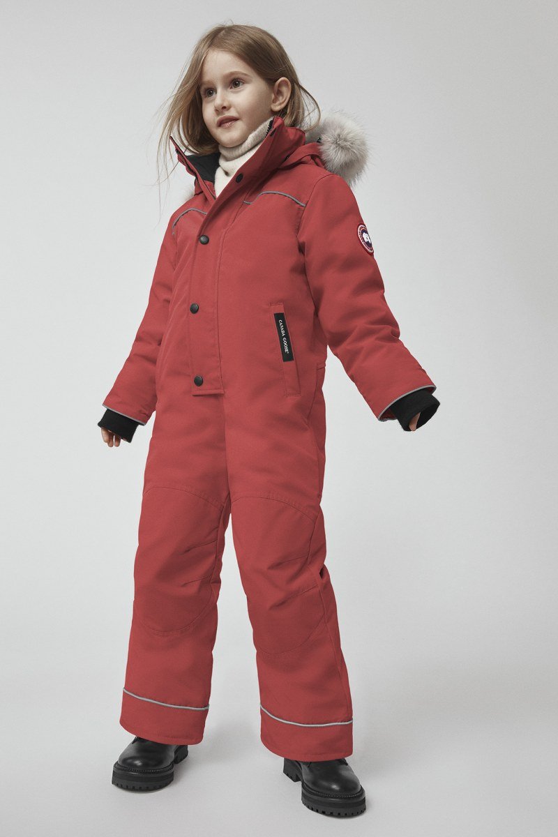 Canada Goose Kids Grizzly Snowsuit - Red - Princess and the Pea