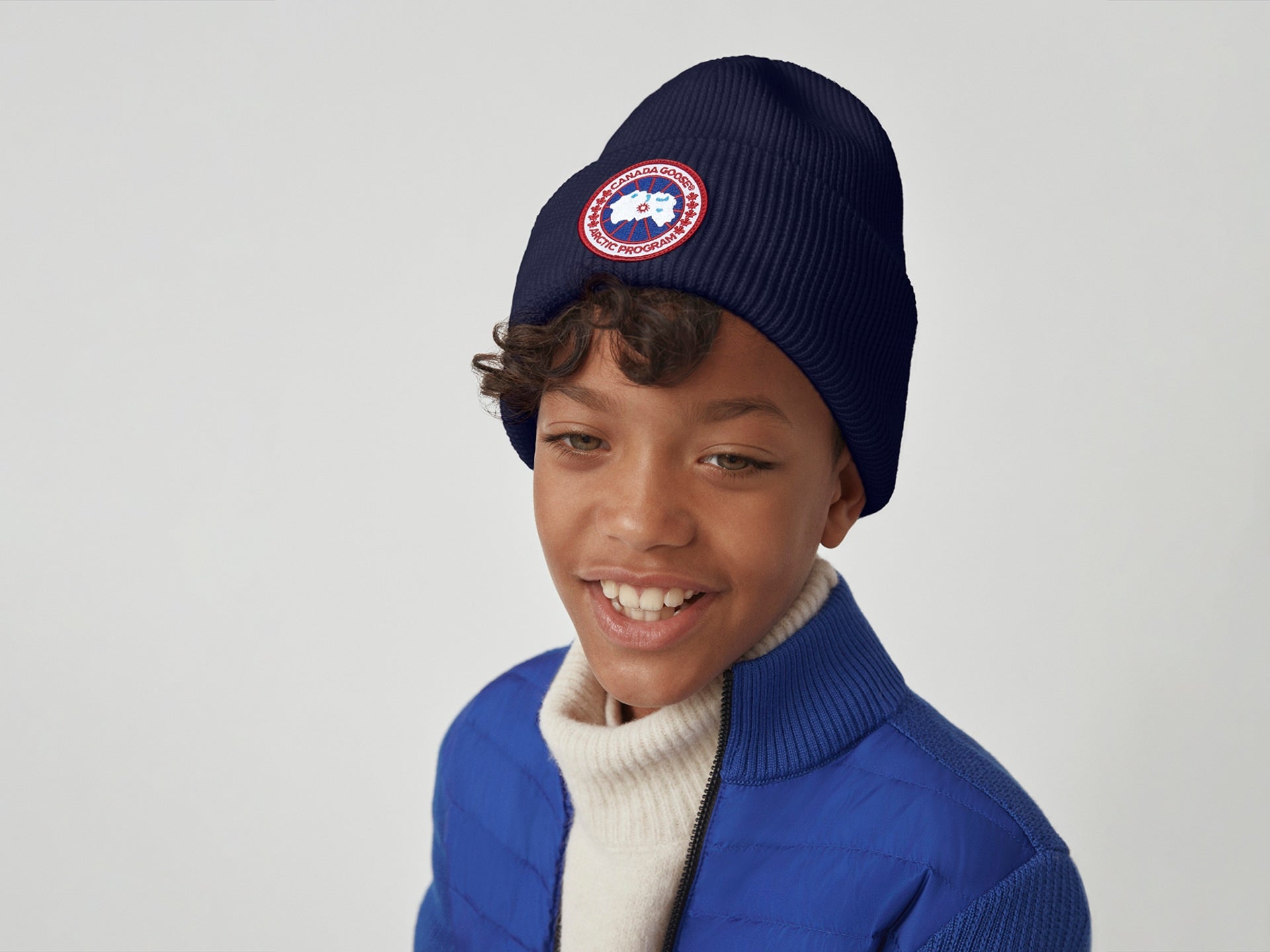 Canada Goose Youth Arctic Toque Navy Heather Princess and